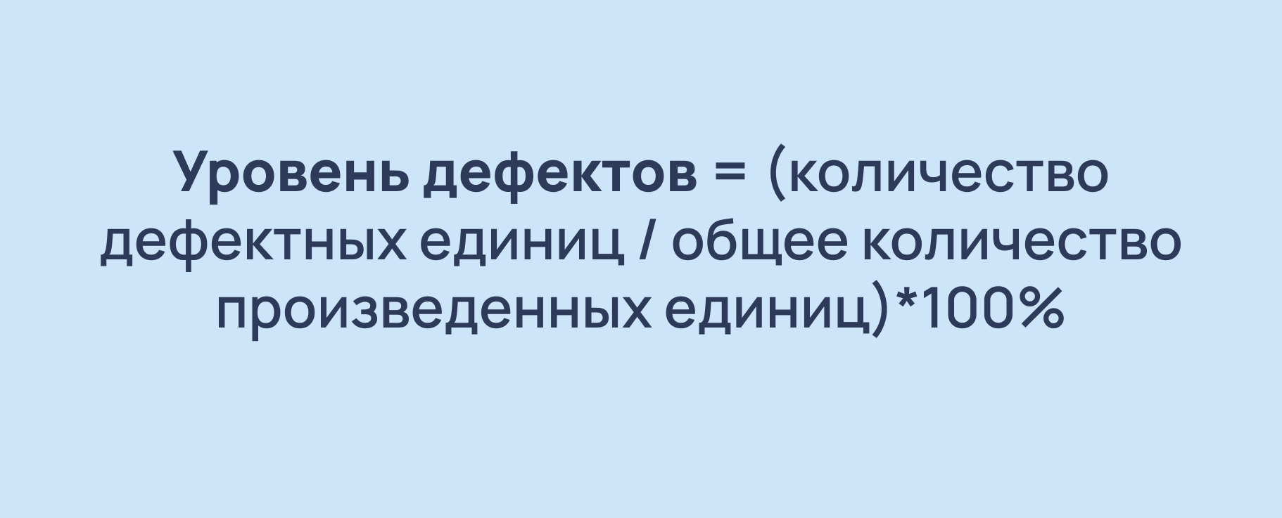 KPI для отдела контроля качества